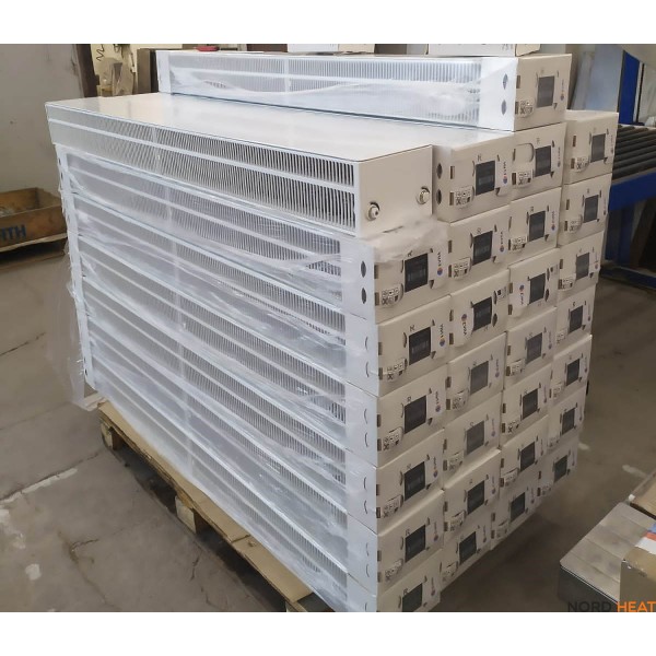 Панельный радиатор Evra Ventil Compact (тип 33 высота 200мм длина 2000 мм) нижнее 1/2 Панельный радиатор Evra Ventil Compact (тип 33 высота 200мм длина 2000 мм) нижнее 1/2