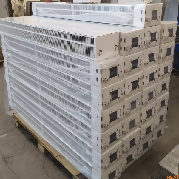 Панельный радиатор Evra Ventil Compact (тип 33 высота 200мм длина 2000 мм) нижнее 1/2 Панельный радиатор Evra Ventil Compact (тип 33 высота 200мм длина 2000 мм) нижнее 1/2