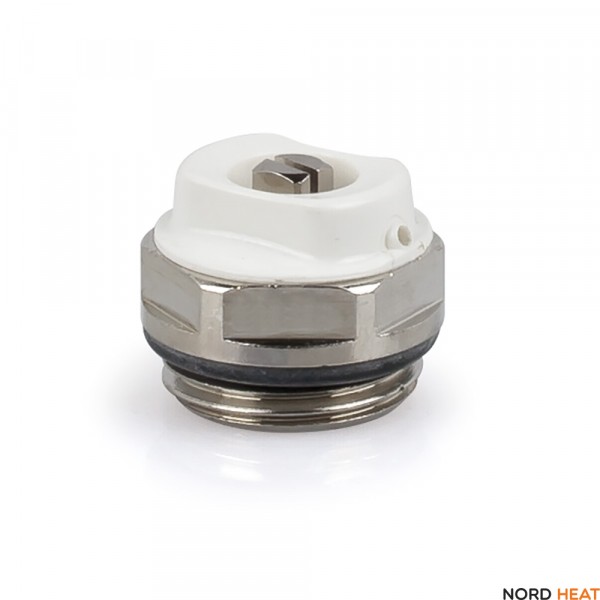 Кран Маевского ручной поворотный никель/белый 1/2" SR 0001-1500N000