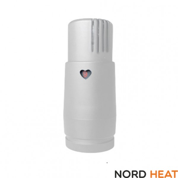 Термостатическая головка Delta HEART М30*1,5 RAL 9016 Термостатическая головка Delta HEART М30*1,5 RAL 9016