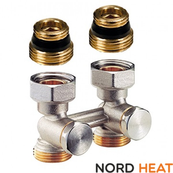 Узел нижнего подключения прямой Giacomini 1/2х3/4, R387X012 Узел нижнего подключения прямой Giacomini 1/2х3/4, R387X012