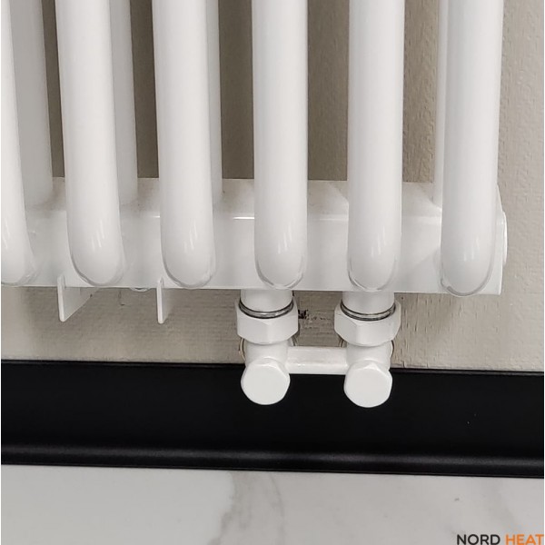 Узел нижнего подключения угловой Giacomini 3/4х3/4, R388X002 RAL 9016 белый Узел нижнего подключения угловой Giacomini 3/4х3/4, R388X002 RAL 9016 белый