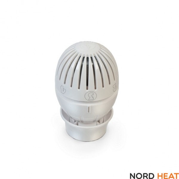 Термостатическая головка Giacomini R470H, с жидкостным элементом, соед. Clip-Clap