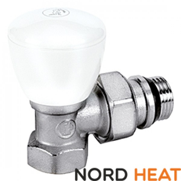 Ручной регулирующий клапан угловой Giacomini 3/4" НР-ВР, R5X034