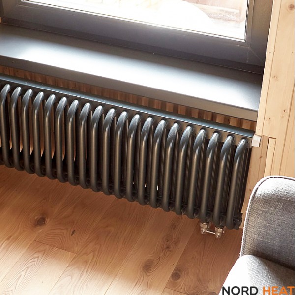 Трубчатый радиатор РС 2-рядный высота 300 мм 26 секций нижнее