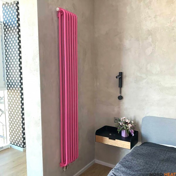 Трубчатый радиатор КЗТО РС 2-1750-6 (2 трубки высота 1790 мм 6 секций длина 248 мм) нижнее правое 1/2 Трубчатый радиатор КЗТО РС 2-1750-6 (2 трубки высота 1790 мм 6 секций длина 248 мм) нижнее правое 1/2