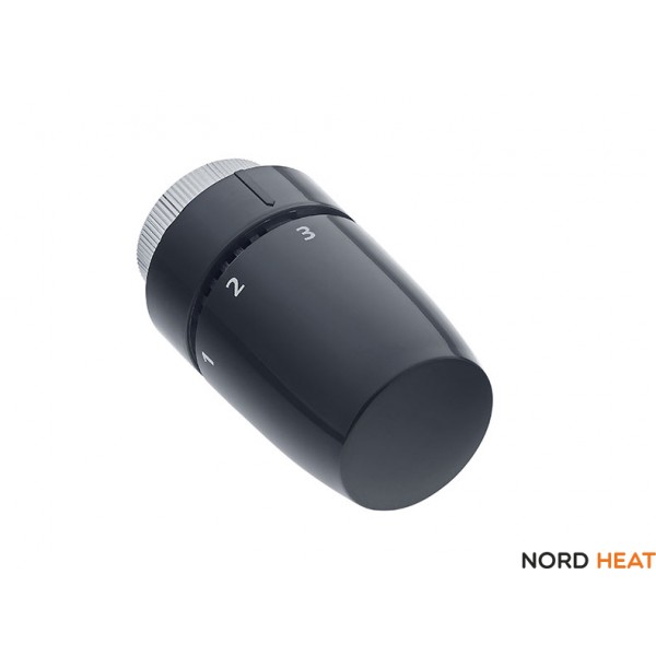 Термостатическая головка M30 x 1,5 Hummel антрацит, с нулевым положением, жидкостный сенсор