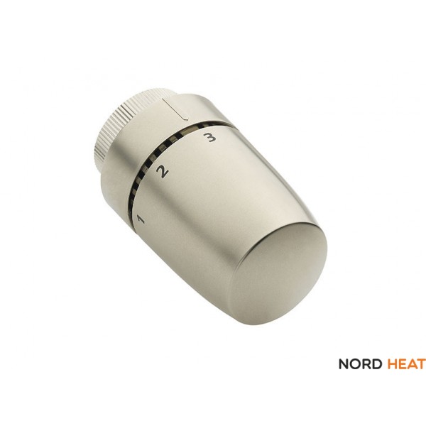 Термостатическая головка M30 x 1,5 Hummel Basis никель хром, с нулевым положением, жидкостный сенсор