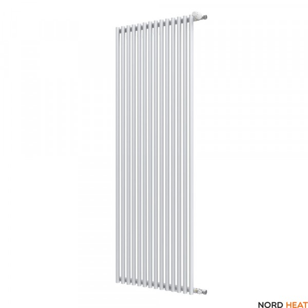 Трубчатый радиатор КЗТО А25 1-1750-14 (1-рядный высота 1784 мм 14 секций длина 491 мм) боковое 1/2