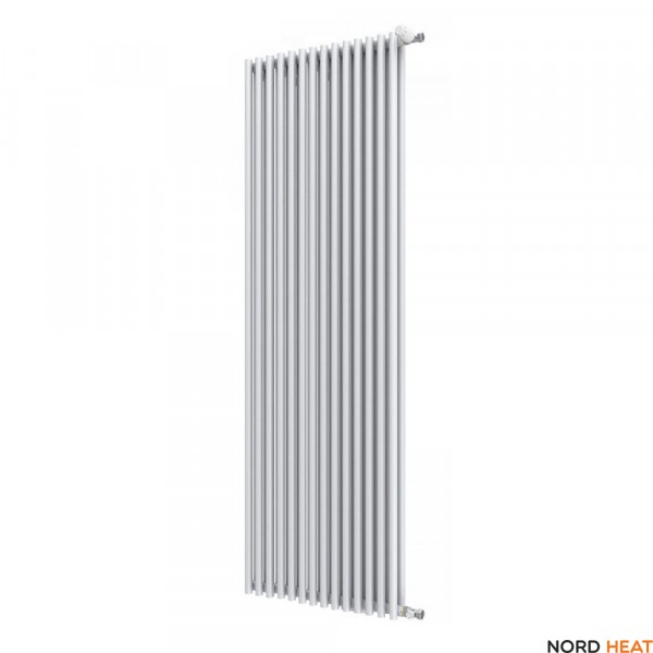 Трубчатый радиатор КЗТО А25 2-1750-12 (2-рядный высота 1784 мм 12 секций длина 421 мм) боковое 1/2