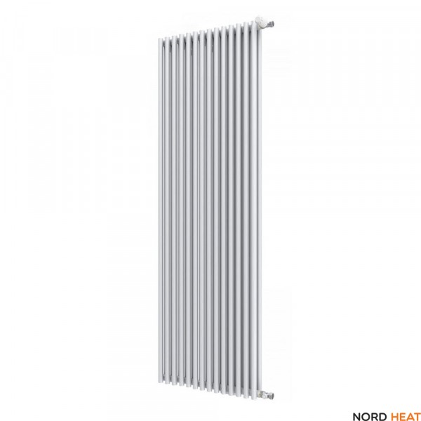 Трубчатый радиатор КЗТО А25 2-1750-14 (2-рядный высота 1784 мм 14 секций длина 491 мм) боковое 1/2"
