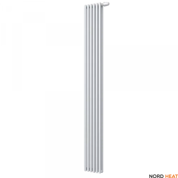 Трубчатый радиатор КЗТО А25 2-1750-6 (2-рядный высота 1784 мм 6 секций длина 211 мм) нижнее 1/2"