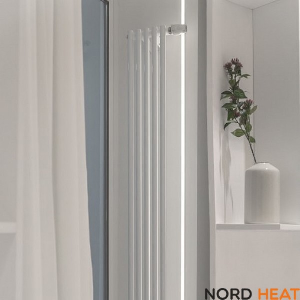 Трубчатый радиатор КЗТО А25 1-1750-4 (1-рядный высота 1784 мм 4 секций длина 141 мм) нижнее правое 1/2"