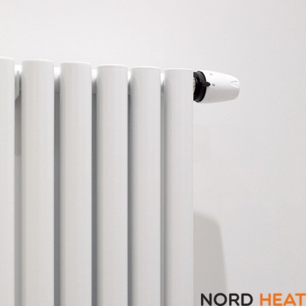 Трубчатый радиатор КЗТО А40 1-1750-6 (1-рядный высота 1784 мм 4 секций длина 301 мм) нижнее правое 1/2"