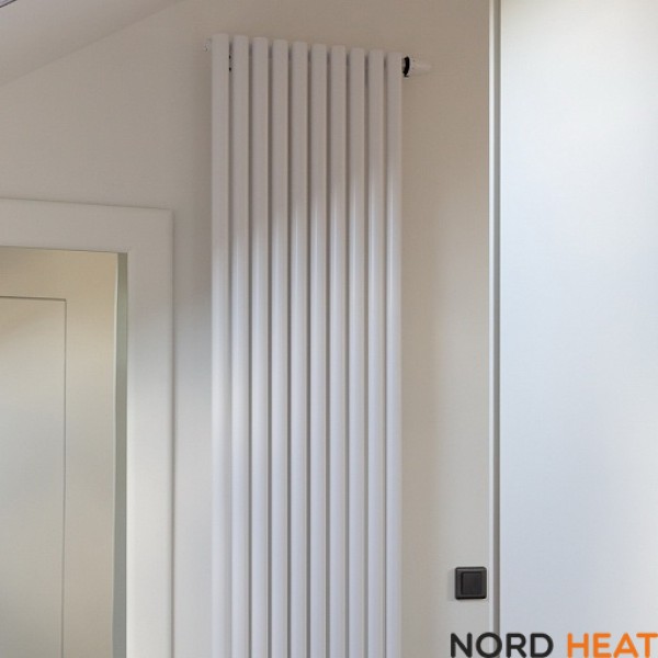 Трубчатый радиатор КЗТО А40 1-2000-10 (1-рядный высота 2034 мм 10 секций длина 501 мм) боковое 1/2"