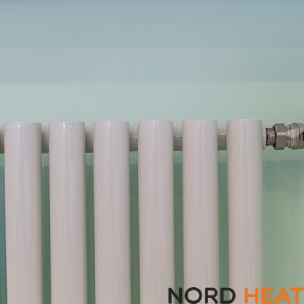 Трубчатый радиатор КЗТО А40 1-1750-6 (1-рядный высота 1784 мм 6 секций длина 301 мм) боковое 1/2"