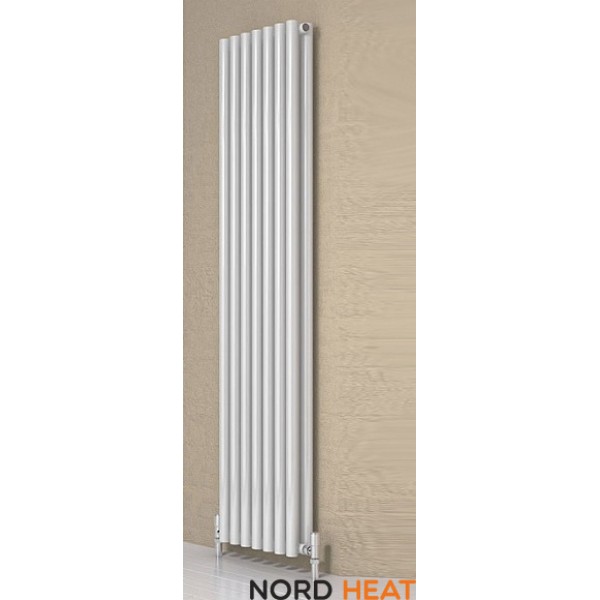 Трубчатый радиатор КЗТО Гармония А40 2-1750-12 (2 трубки высота 1784 мм 12 секций длина 601 мм) нижнее1/2