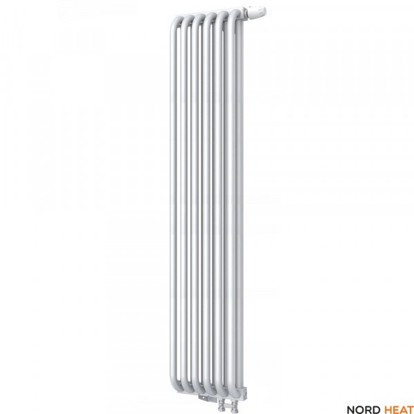 Трубчатый радиатор КЗТО РС 2-2000-6 (2 трубки высота 2040 мм 6 секций длина 248 мм) нижнее правое 1/2 Трубчатый радиатор КЗТО РС 2-2000-6 (2 трубки высота 2040 мм 6 секций длина 248 мм) нижнее правое 1/2