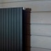 Трубчатый радиатор КЗТО Соло В 1-1750-10 (1-рядный высота 1784 мм 10 секций длина 353 мм) RAL 9005 текстурный шелк нижнее правое 1/2"