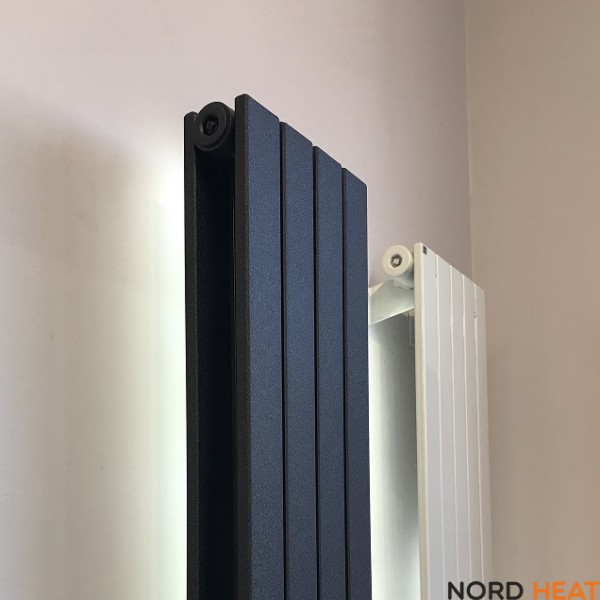 Трубчатый радиатор КЗТО Соло В 1-1750-6 (1-рядный высота 1784 мм 6 секций длина 265 мм) RAL 9005 текстурный шелк боковое 1/2" Трубчатый радиатор КЗТО Соло В 1-1750-6 (1-рядный высота 1784 мм 6 секций длина 265 мм) RAL 9005 текстурный шелк боковое 1/2"