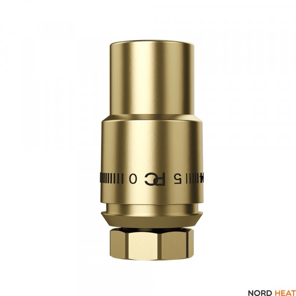 Термостатическая головка "Cristal" М30х1,5 цвет золото