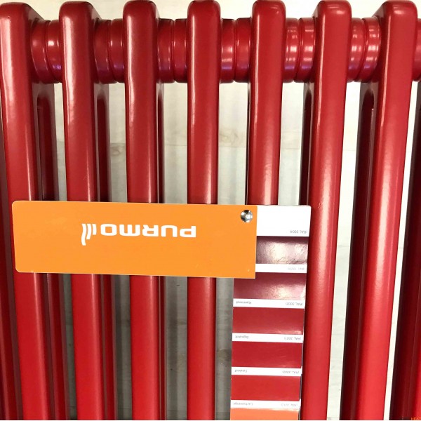 Покраска в RAL 3000 трубчатого радиатора 2200-12 секц. (высота 2000 мм длина 600 мм) Покраска в RAL 3000 трубчатого радиатора 2200-12 секц. (высота 2000 мм длина 600 мм)