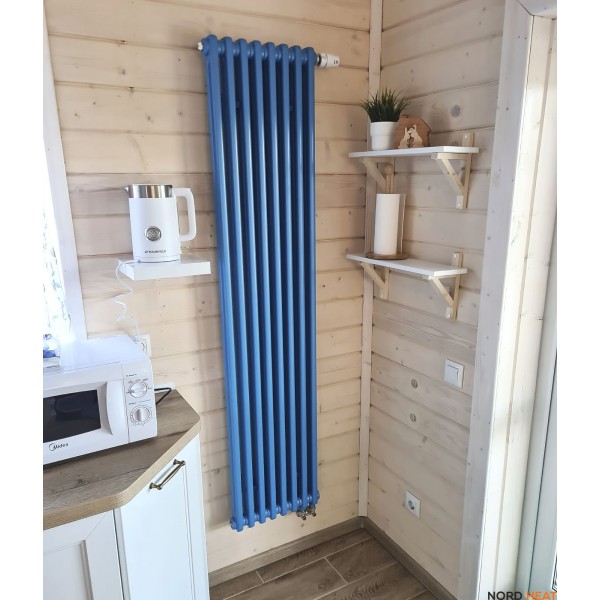 Покраска в RAL 5012 трубчатого радиатора 2180-08 секц. (высота 1800 мм длина 360 мм) Покраска в RAL 5012 трубчатого радиатора 2180-08 секц. (высота 1800 мм длина 360 мм)