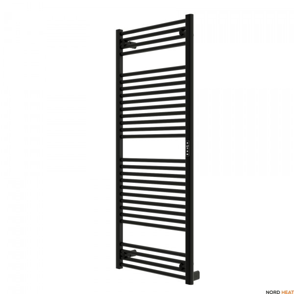 Полотенцесушитель Rifar D-Line 1500-600 электрический RAL 9005 черный матовый