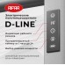 Полотенцесушитель Rifar D-Line 1500-450 электрический RAL 9005 черный матовый