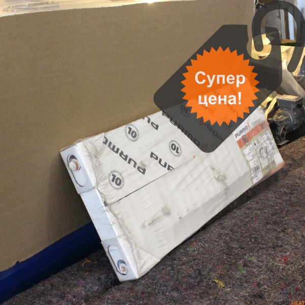 Радиатор стальной панельный Purmo Compact (тип 11 высота 300 мм длина 800 мм) боковое 1/2