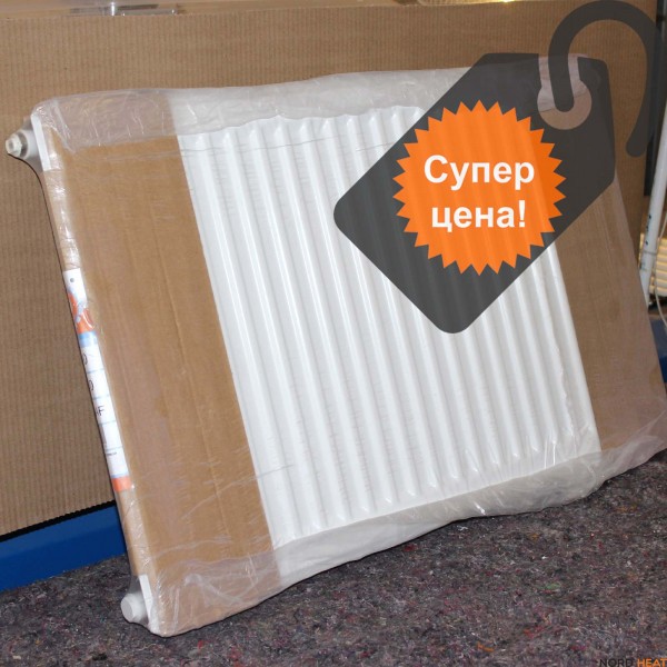 Гигиенический панельный радиатор Ventil Hygiene (тип 10 высота 500 мм длина 800 мм) нижнее подключение 3/4