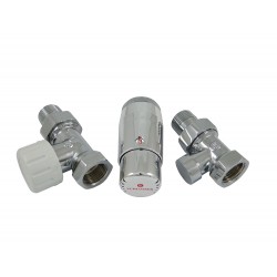 Комплект прямой Хром DN15 GZ1/2 x GW1/2 с головкой Мини M30x1,5