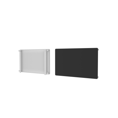 Ультра тонкий дизайн-радиатор Slim (тип FHV10S высота 400 мм длина 1000 мм) нижнее подключение RAL 9005