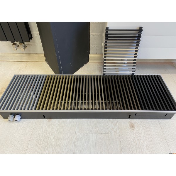 Встраиваемый в пол конвектор SPL серии Instyle NC-240/09/20 (длина 2400 мм высота 90 мм ширина 200 мм) естественная конвекция