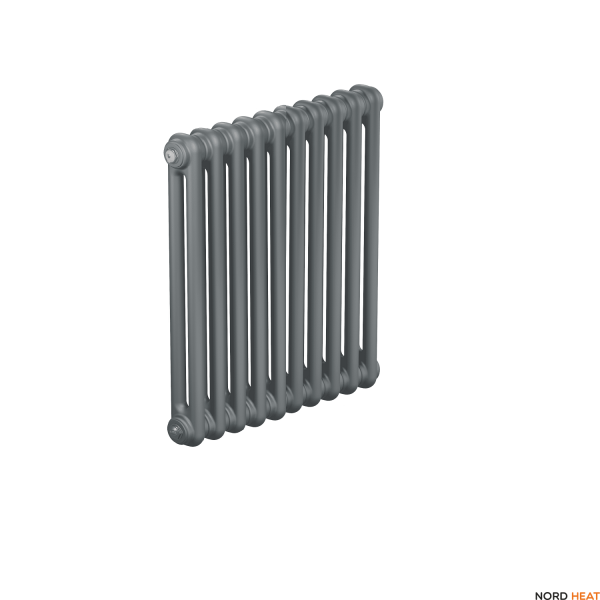 Трубчатый радиатор Rifar Tubog 2057 10 секц. (2 трубки высота 565 мм 10 секции длина 460 мм) боковое 3/4 серый Трубчатый радиатор Rifar Tubog 2057 10 секц. (2 трубки высота 565 мм 10 секции длина 460 мм) боковое 3/4 серый