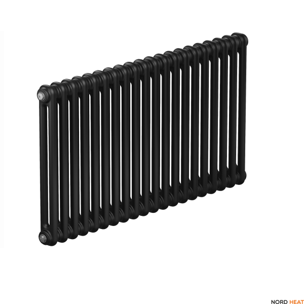 Трубчатый радиатор Rifar Tubog 2057 20 секц. (2 трубки высота 565 мм 20 секции длина 920 мм) боковое 3/4 антрацит
