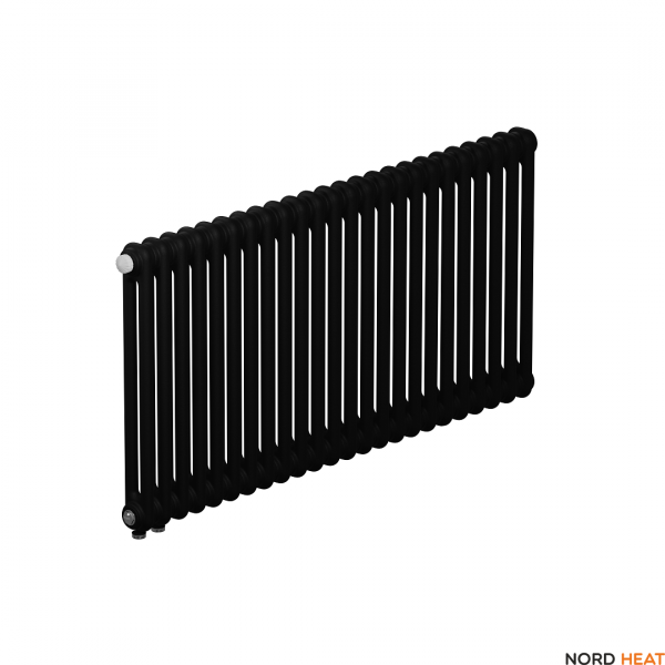 Трубчатый радиатор Rifar Tubog 2057 24 секц. DV1 (2 трубки высота 565 мм 24 секций длина 1104 мм) нижнее 3/4" с вентилем антрацит Трубчатый радиатор Rifar Tubog 2057 24 секц. DV1 (2 трубки высота 565 мм 24 секций длина 1104 мм) нижнее 3/4" с вентилем антрацит