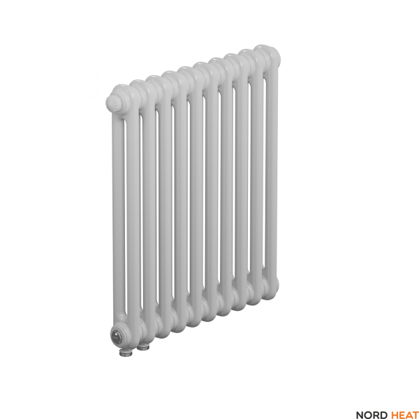 Трубчатый радиатор Rifar Tubog 2057 10 секц. DV1 (2 трубки высота 565 мм 10 секции длина 460 мм) нижнее 3/4" с вентилем RAL 9016 белый Трубчатый радиатор Rifar Tubog 2057 10 секц. DV1 (2 трубки высота 565 мм 10 секции длина 460 мм) нижнее 3/4" с вентилем RAL 9016 белый