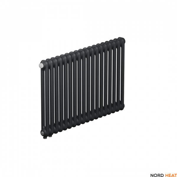 Трубчатый радиатор Rifar Tubog 2057 18 секц. DV1 (2 трубки высота 565 мм 18 секций длина 828 мм) нижнее 3/4" с вентилем серый Трубчатый радиатор Rifar Tubog 2057 18 секц. DV1 (2 трубки высота 565 мм 18 секций длина 828 мм) нижнее 3/4" с вентилем серый