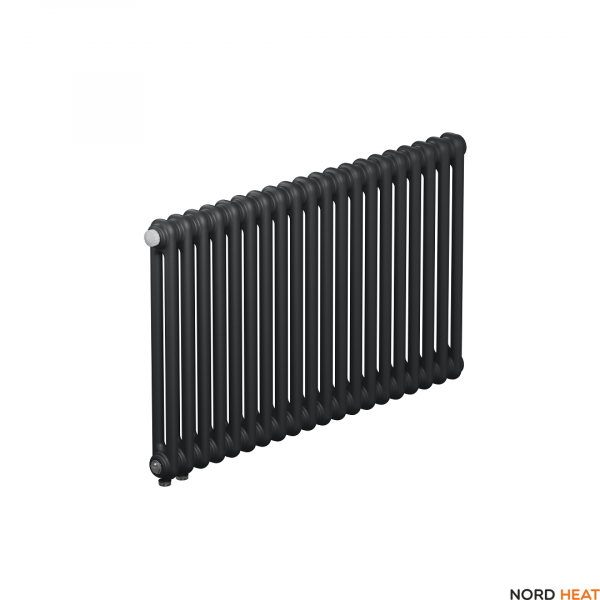 Трубчатый радиатор Rifar Tubog 2057 20 секц. DV1 (2 трубки высота 565 мм 20 секции длина 920 мм) нижнее 3/4" с вентилем серый Трубчатый радиатор Rifar Tubog 2057 20 секц. DV1 (2 трубки высота 565 мм 20 секции длина 920 мм) нижнее 3/4" с вентилем серый