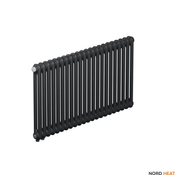 Трубчатый радиатор Rifar Tubog 2057 22 секц. DV1 (2 трубки высота 565 мм 22 секций длина 1012 мм) нижнее 3/4" с вентилем серый Трубчатый радиатор Rifar Tubog 2057 22 секц. DV1 (2 трубки высота 565 мм 22 секций длина 1012 мм) нижнее 3/4" с вентилем серый