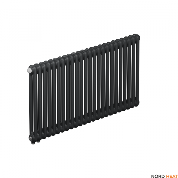 Трубчатый радиатор Rifar Tubog 2057 24 секц. DV1 (2 трубки высота 565 мм 24 секций длина 1104 мм) нижнее 3/4" с вентилем серый Трубчатый радиатор Rifar Tubog 2057 24 секц. DV1 (2 трубки высота 565 мм 24 секций длина 1104 мм) нижнее 3/4" с вентилем серый