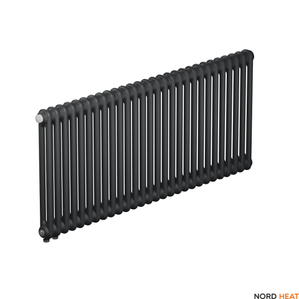 Трубчатый радиатор Rifar Tubog 2057 28 секц. DV1 (2 трубки высота 565 мм 28 секций длина 1288 мм) нижнее 3/4" с вентилем серый Трубчатый радиатор Rifar Tubog 2057 28 секц. DV1 (2 трубки высота 565 мм 28 секций длина 1288 мм) нижнее 3/4" с вентилем серый