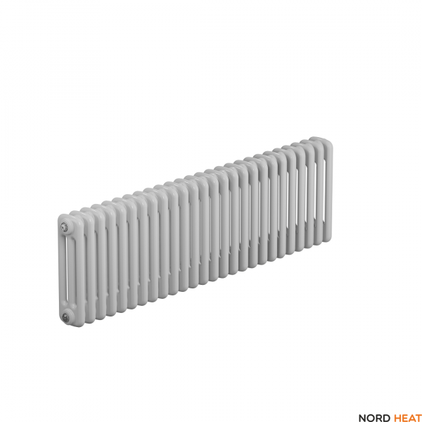 Трубчатый радиатор Rifar Tubog 3037 26 секц. (3 трубки высота 365 мм 26 секций длина 1196 мм) боковое 3/4 RAL 9016 белый