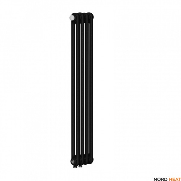 Трубчатый радиатор Rifar Tubog 2180 04 секц. (2 трубки высота 1800мм 4 секции длина 190 мм) нижнее 3/4" антрацит