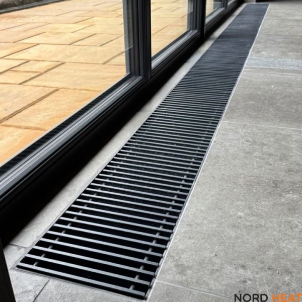 Внутрипольный конвектор Vitron ВК.75.260.2750.2ТГ (длина 2750 мм высота 75 мм ширина 260 мм) естественная конвекция