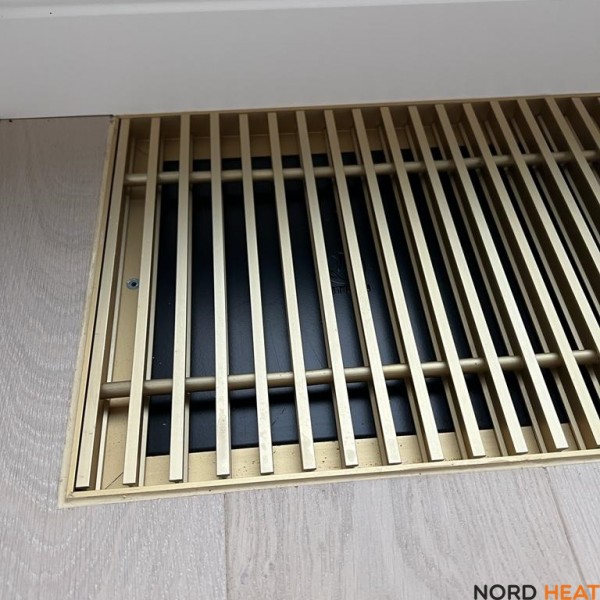 Внутрипольный конвектор Vitron ВКВ.75.260.1500.2ТГ.24В (длина 1500 мм высота 75 мм ширина 260 мм) принудительная конвекция