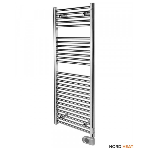 Полотенцесушитель Aura 1466*600, хром, электрический 600 Вт